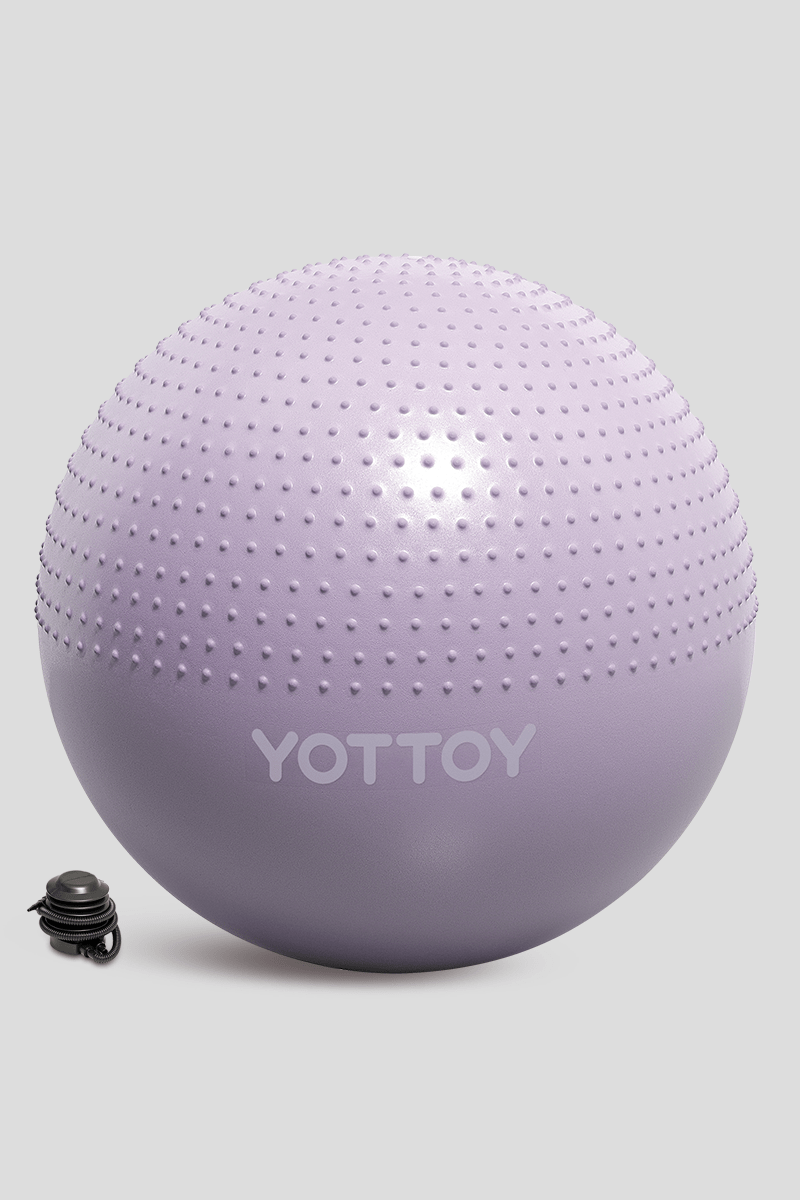 Sensory Gym Ball for Kids, Textured Anti - Burst Baby Yoga Ball - YOTTOY